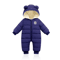 2025 Plush Hooded Baby Snowsuit Cartoon Fleece Winter Romper For Infants 2