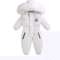 30C Thermal Baby Snowsuit Plush Fleece Winter Jumpsuit For Kids 2