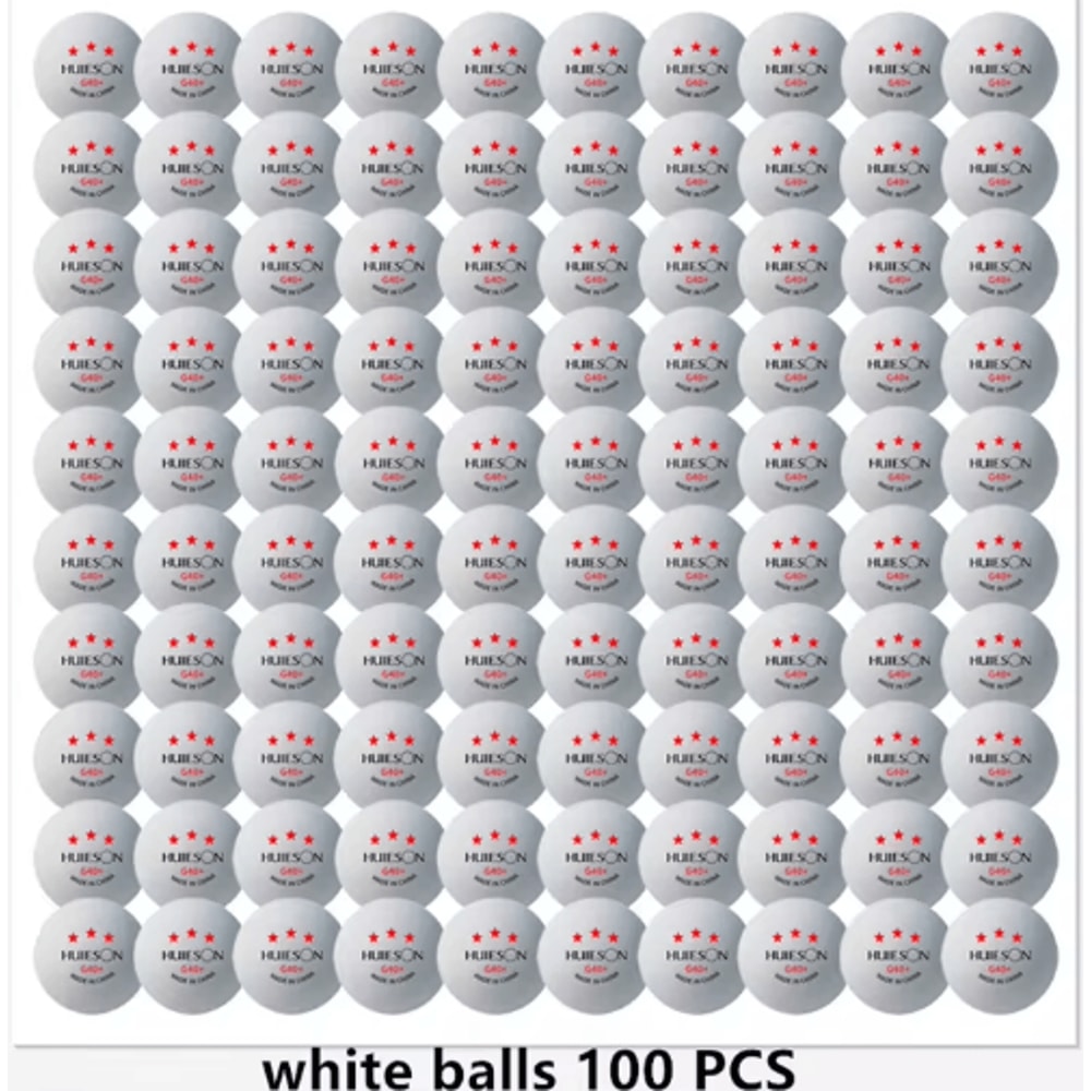 Huieson 3 Star Ping Pong Balls 50100 PCS ABS 40 New Material Table Tennis Balls Ping Pong Balls For 3
