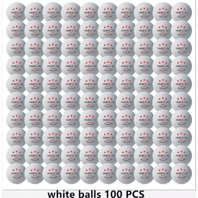 Huieson 3 Star Ping Pong Balls 50100 PCS ABS 40 New Material Table Tennis Balls Ping Pong Balls For 3