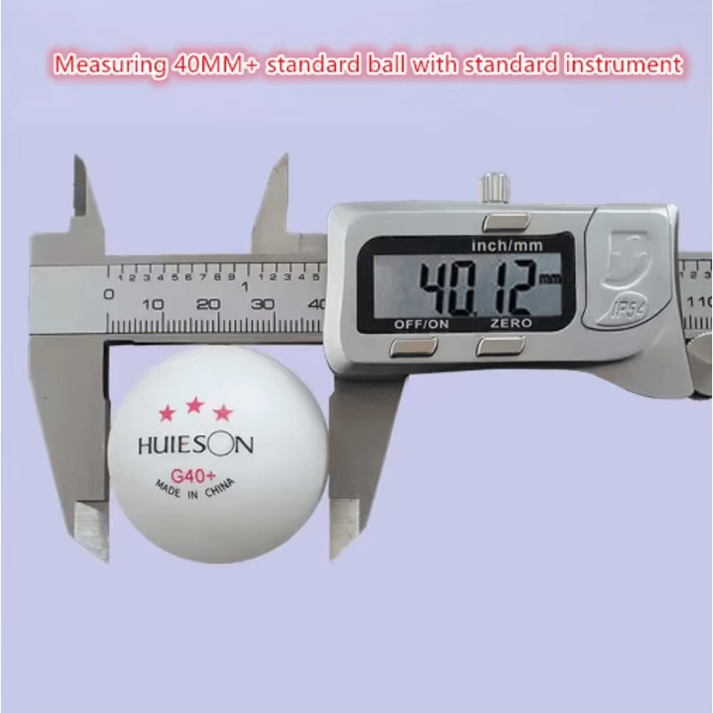 Huieson 3 Star Ping Pong Balls 50100 PCS ABS 40 New Material Table Tennis Balls Ping Pong Balls For 7