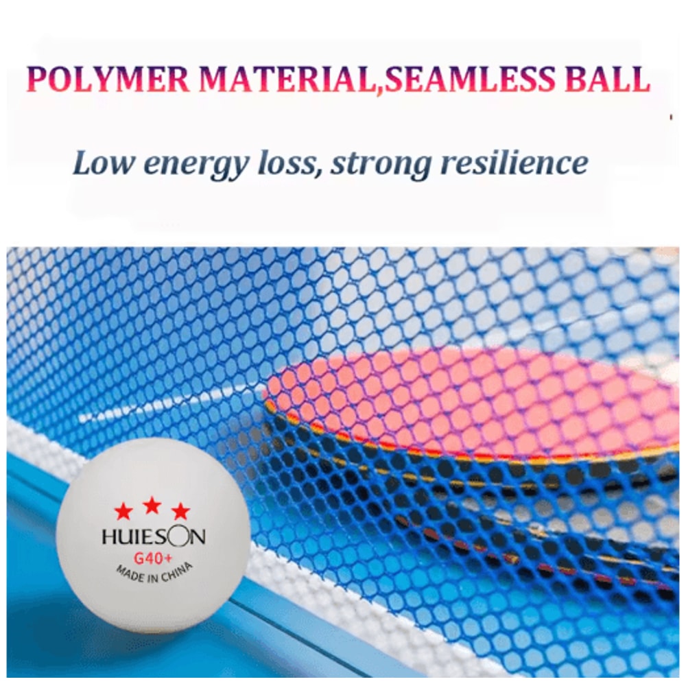 Huieson 3 Star Ping Pong Balls 50100 PCS ABS 40 New Material Table Tennis Balls Ping Pong Balls For 0