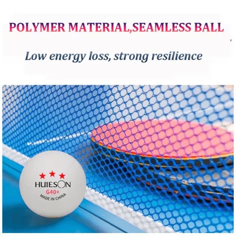 Huieson 3 Star Ping Pong Balls 50100 PCS ABS 40 New Material Table Tennis Balls Ping Pong Balls For 0