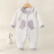 Somenie Cozy Cotton Baby Winter Jumpsuit Soft Cotton Baby Onesie 2