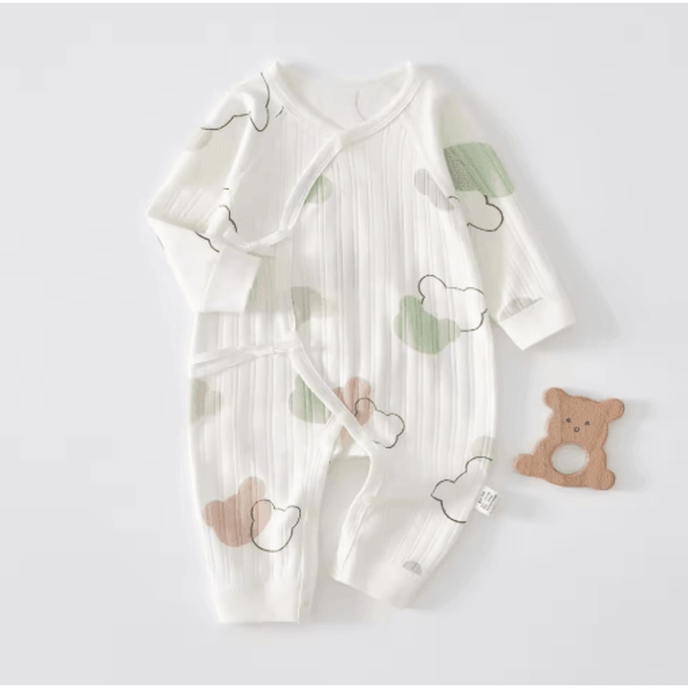AllSeason Comfort Newborn Long Sleeve Onesie Soft Cotton Baby Romper 0