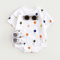 Balloon Print Baby Summer Romper Soft Cotton Infant Bodysuit 1
