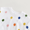 Balloon Print Baby Summer Romper Soft Cotton Infant Bodysuit 3