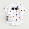 Balloon Print Baby Summer Romper Soft Cotton Infant Bodysuit 4