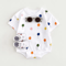 Balloon Print Baby Summer Romper Soft Cotton Infant Bodysuit 4