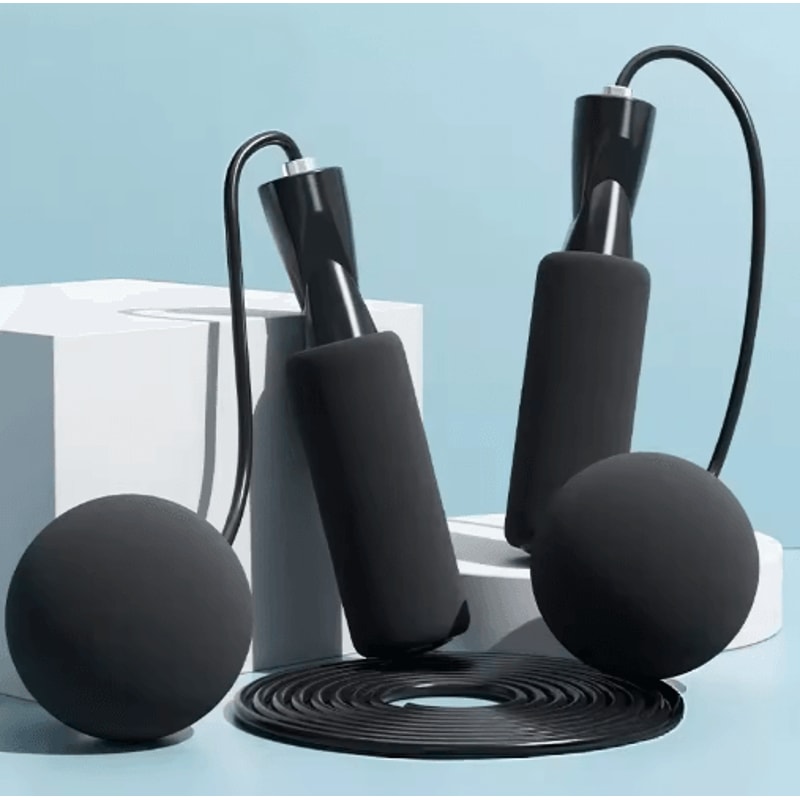 PowerFit Cordless Weighted Jump Rope Adjustable Cordless Jump Rope For Indoor Training 4