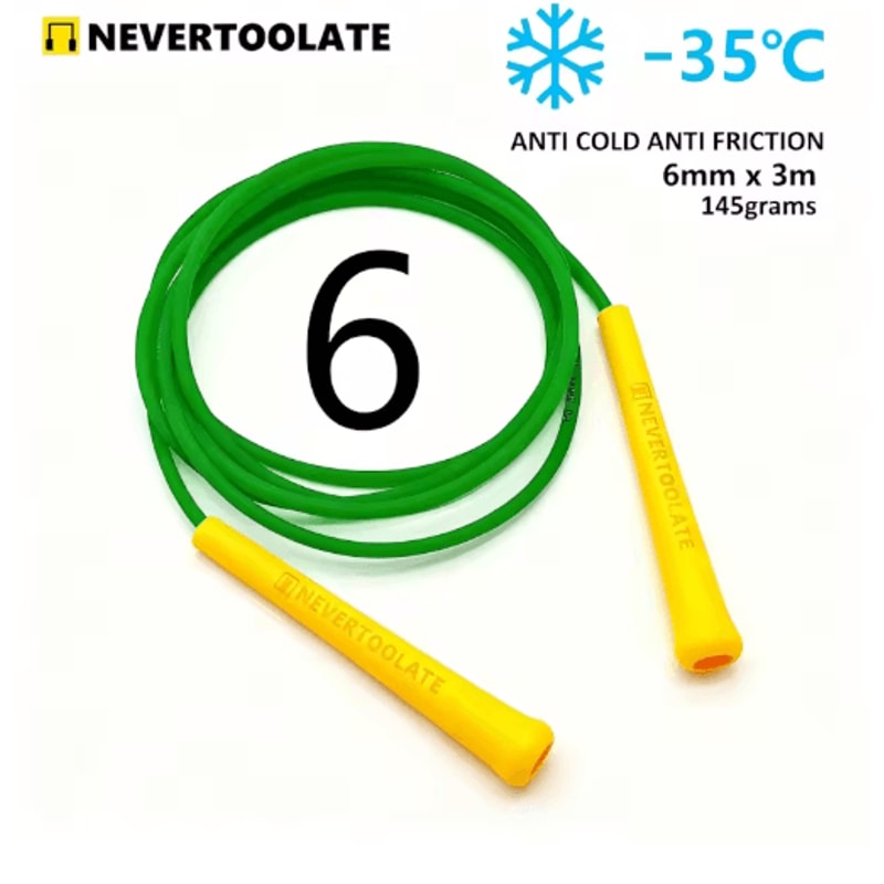 NeverTooLate PVC Fitness Skip Rope Strong PVC Skip Rope With Long Handles 5