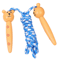 Classic Kids Cotton Jump Rope Adjustable Kids Jump Rope With Wooden Handles 2