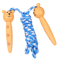 Classic Kids Cotton Jump Rope Adjustable Kids Jump Rope With Wooden Handles 2