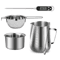 Stainless Steel Candle Making Pouring Pot Easy Wax Melting Pot For DIY Kits 0