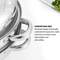 2Layer Stainless Steel Steamer Pot MultiUse Double Boiler Pot 3