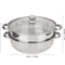 2Layer Stainless Steel Steamer Pot MultiUse Double Boiler Pot 5