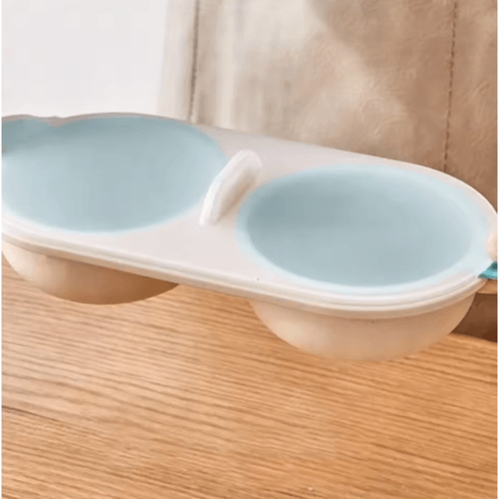 QuickCook Microwave Egg Poacher Easy Microwave Egg Poacher Double Cup 6
