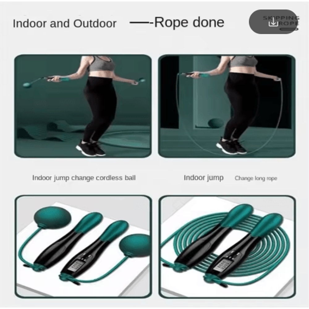 SmartFit Cordless Digital Jump Rope LCD Smart Jump Rope With Counter 19