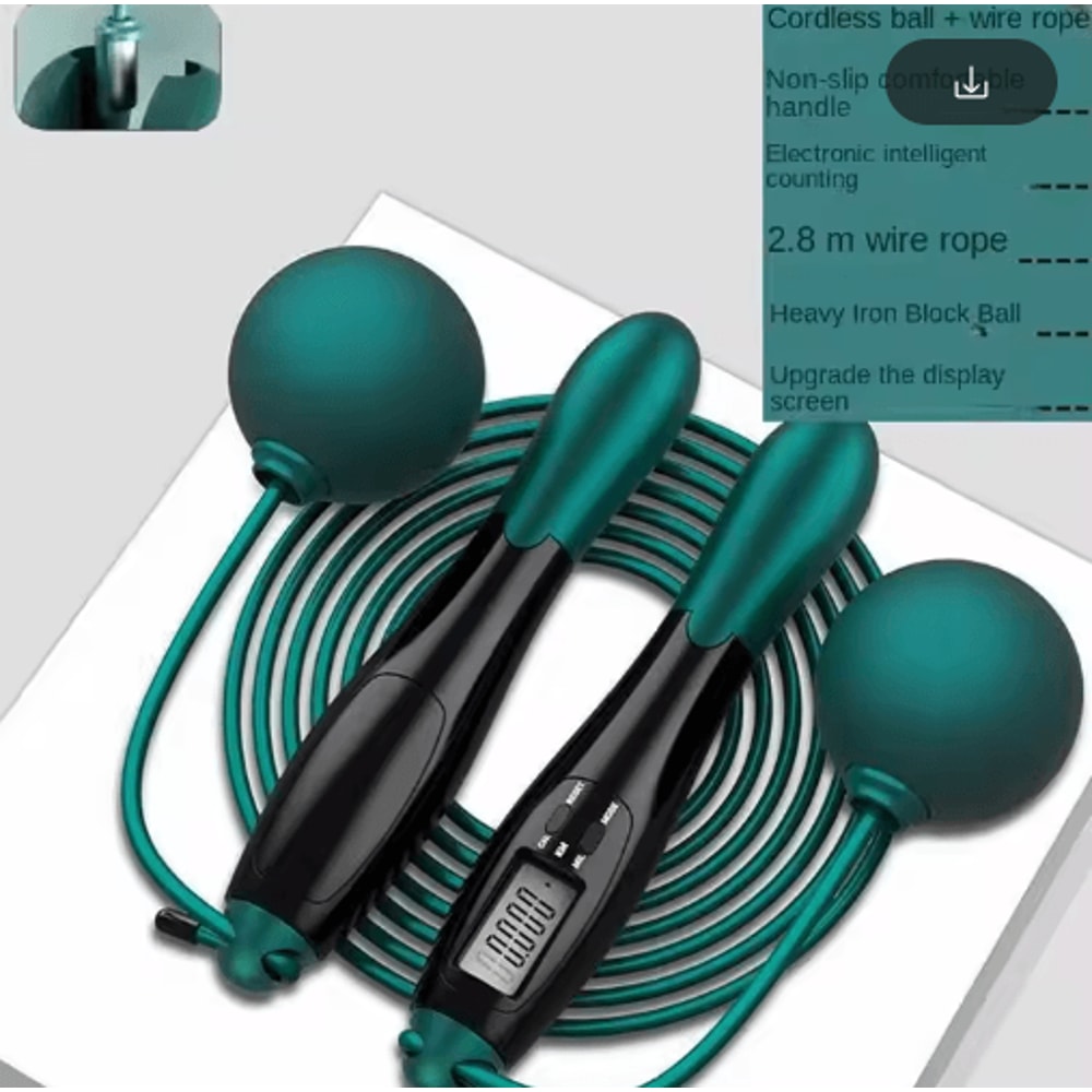 SmartFit Cordless Digital Jump Rope LCD Smart Jump Rope With Counter 7