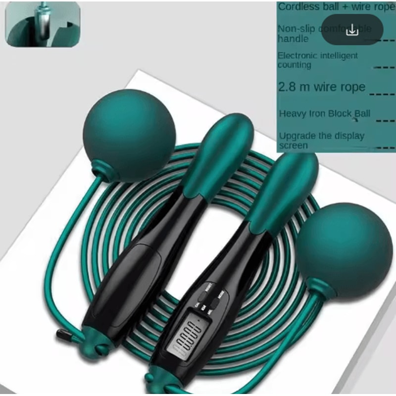 SmartFit Cordless Digital Jump Rope LCD Smart Jump Rope With Counter 7