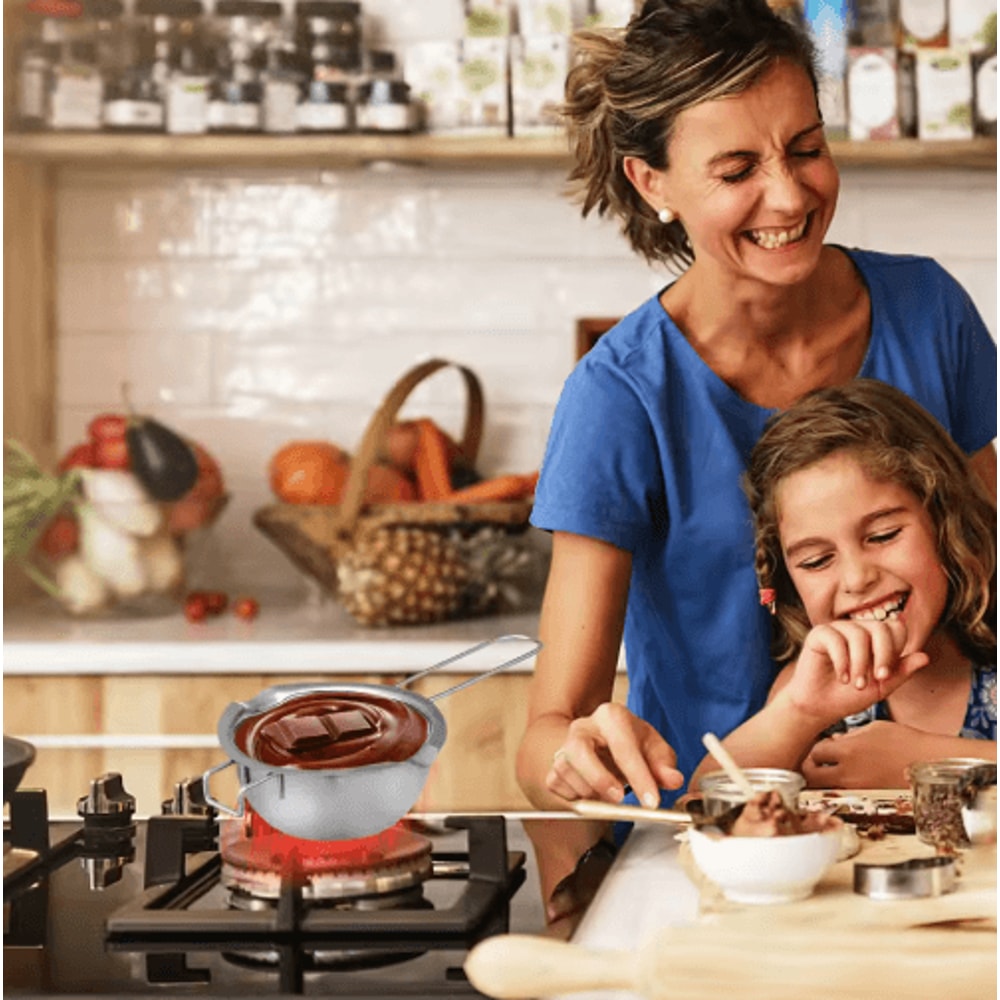 MultiUse Stainless Steel Double Boiler Pot Easy Chocolate Melting Pot 3