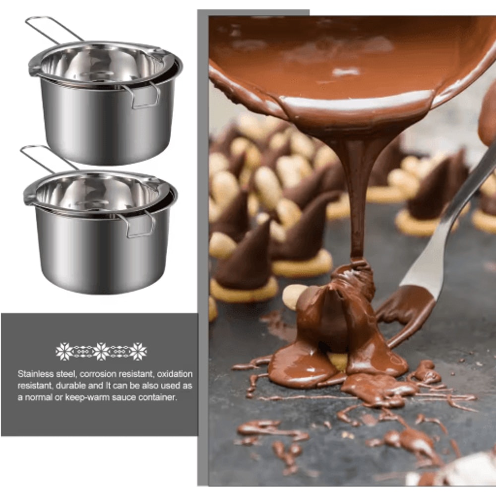 MultiUse Stainless Steel Double Boiler Pot Easy Chocolate Melting Pot 5