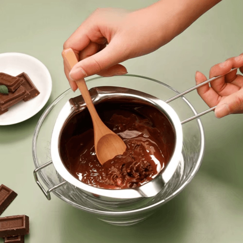 Stainless Steel Chocolate Melting Bowl MultiUse Double Boiler Melting Pot 4