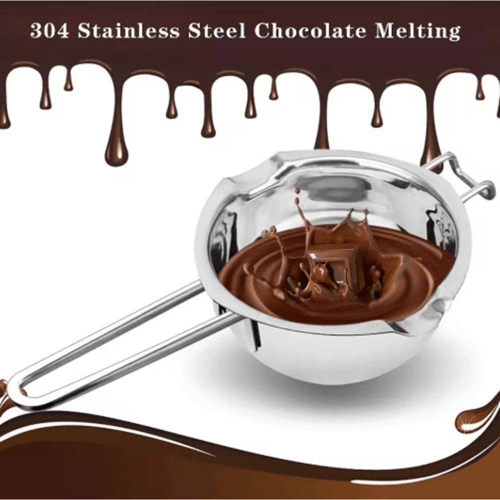 Stainless Steel Double Boiler Melting Pot Large Capacity Chocolate Melting Pot For Butter Candy But 5