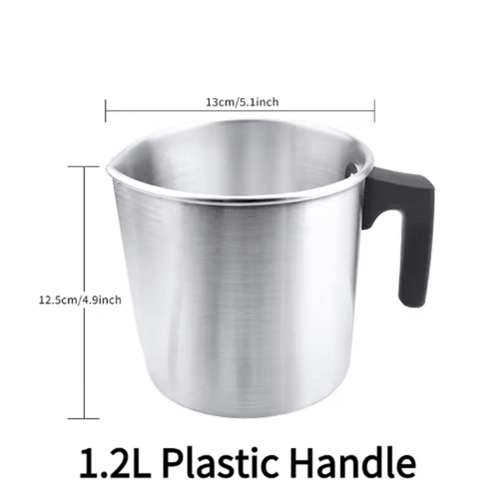 32oz Stainless Steel Candle Making Pouring Pot Easy Wax Melting Pot 3
