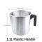 32oz Stainless Steel Candle Making Pouring Pot Easy Wax Melting Pot 3