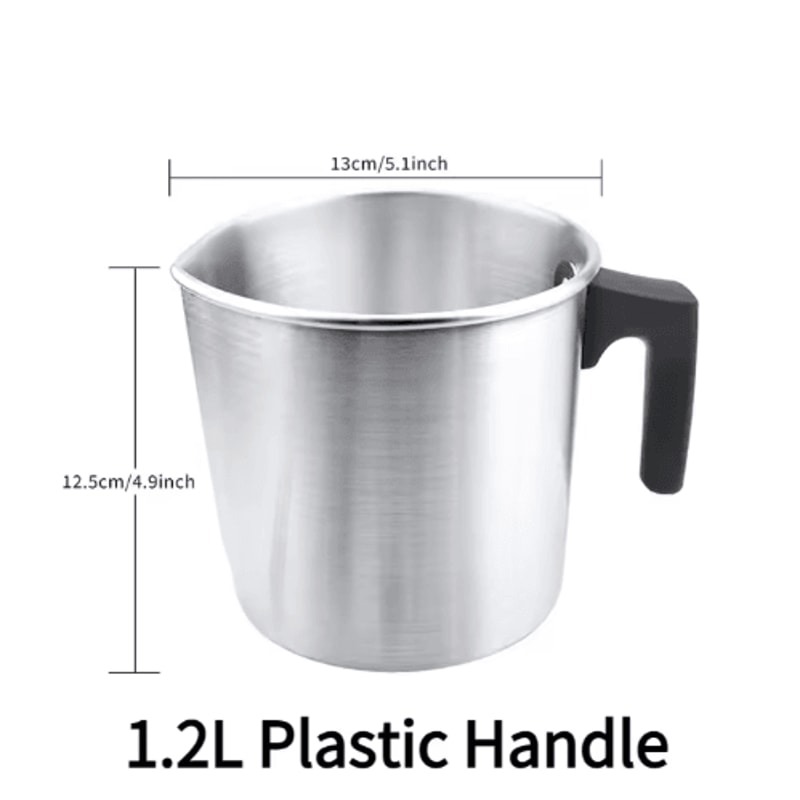 32oz Stainless Steel Candle Making Pouring Pot Easy Wax Melting Pot 3