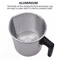 32oz Stainless Steel Candle Making Pouring Pot Easy Wax Melting Pot 6