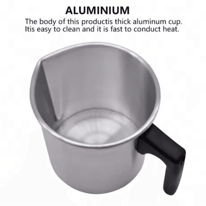 32oz Stainless Steel Candle Making Pouring Pot Easy Wax Melting Pot 6