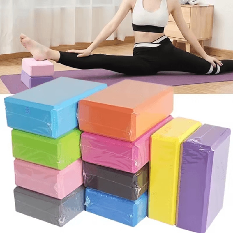 FlexSupport EVA Yoga Blocks Set Lightweight Yoga Blocks For Stability 0