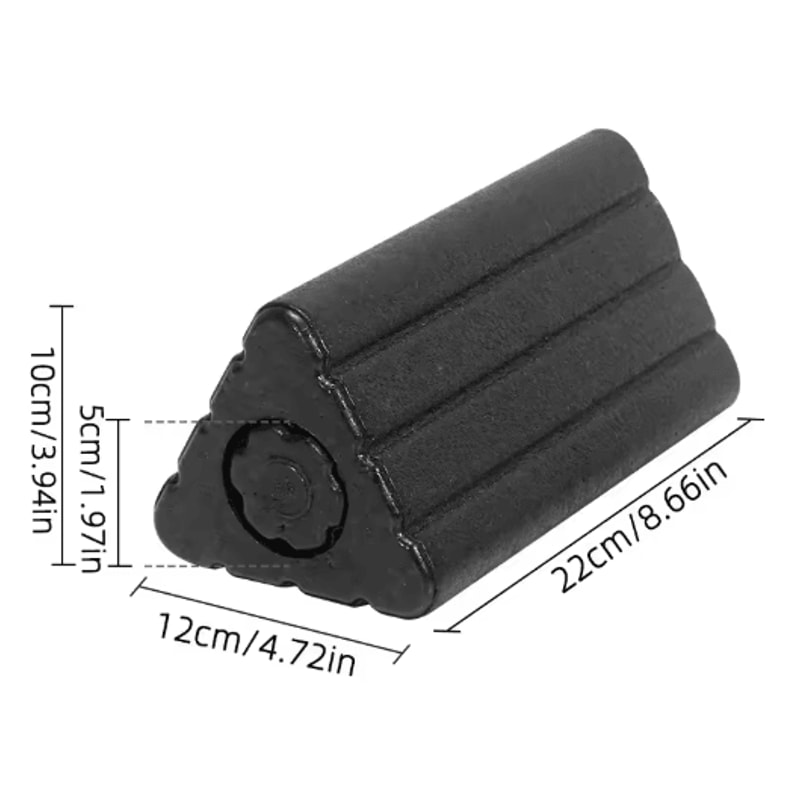 High Density Triangle Yoga Block And Foam Roller For Balance Stretching Core Training 8