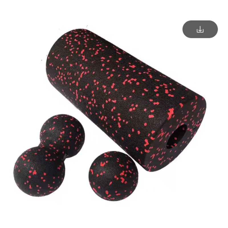 EPP Peanut Massage Ball And Hollow Foam Roller Set For Deep Tissue Relief Muscle Recovery 2