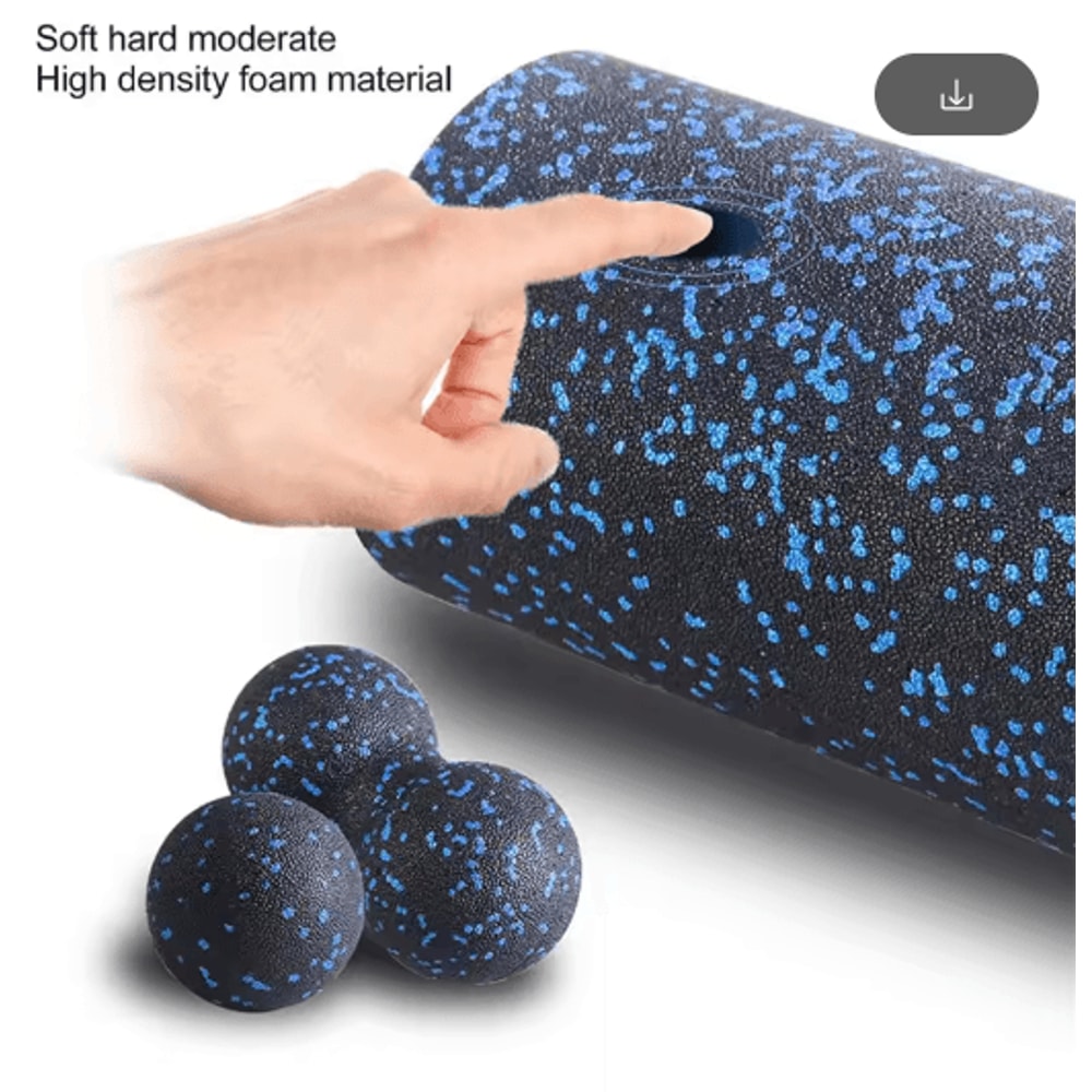 EPP Peanut Massage Ball And Hollow Foam Roller Set For Deep Tissue Relief Muscle Recovery 0