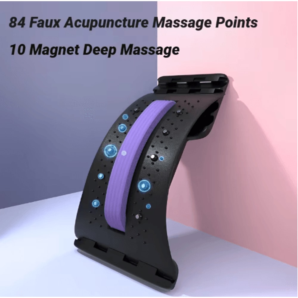 Adjustable Back Stretcher For Lumbar Support Spine Alignment Pain Relief 4
