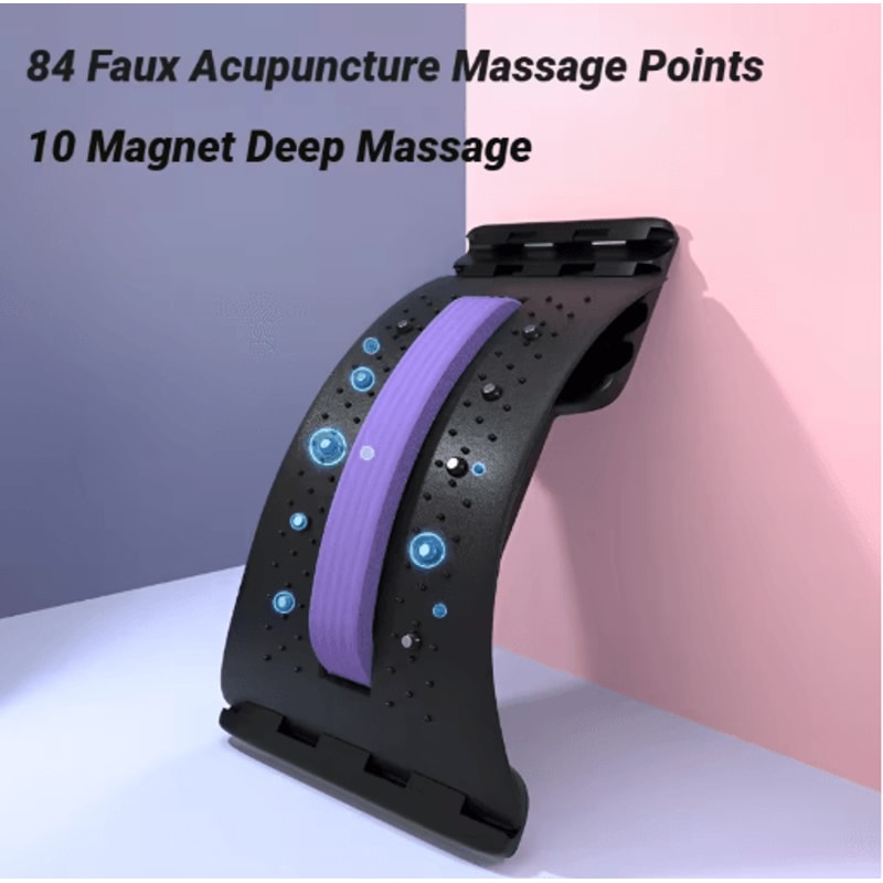 Adjustable Back Stretcher For Lumbar Support Spine Alignment Pain Relief 4