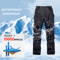 Mens Thermal Ski Suit Set Waterproof Down Jacket Snowboard Bib Pants 12