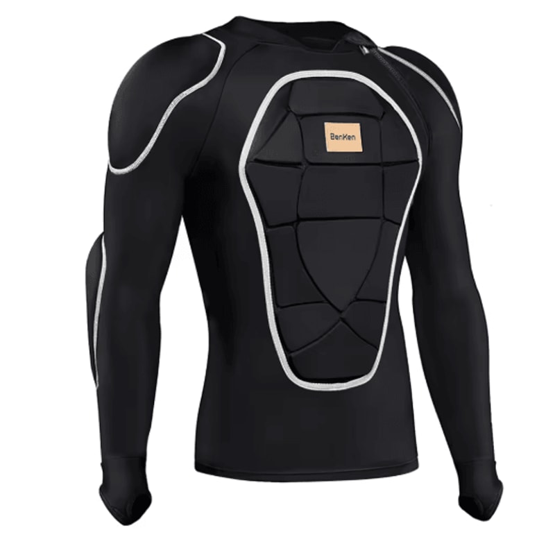 Winter Protective Ski Jacket With Built In Armor For Snowboarding Motorcycle Riding 1