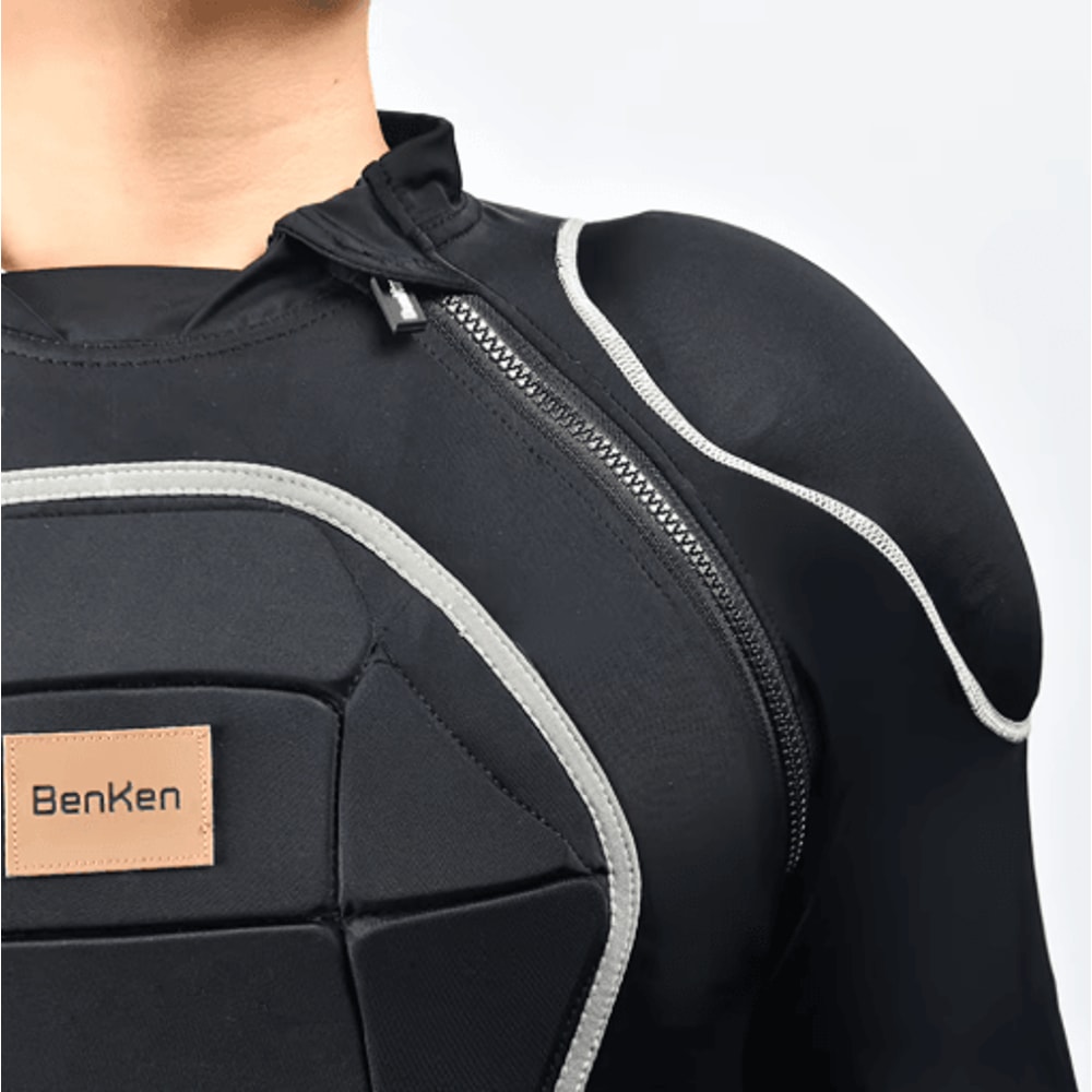 Winter Protective Ski Jacket With Built In Armor For Snowboarding Motorcycle Riding 2