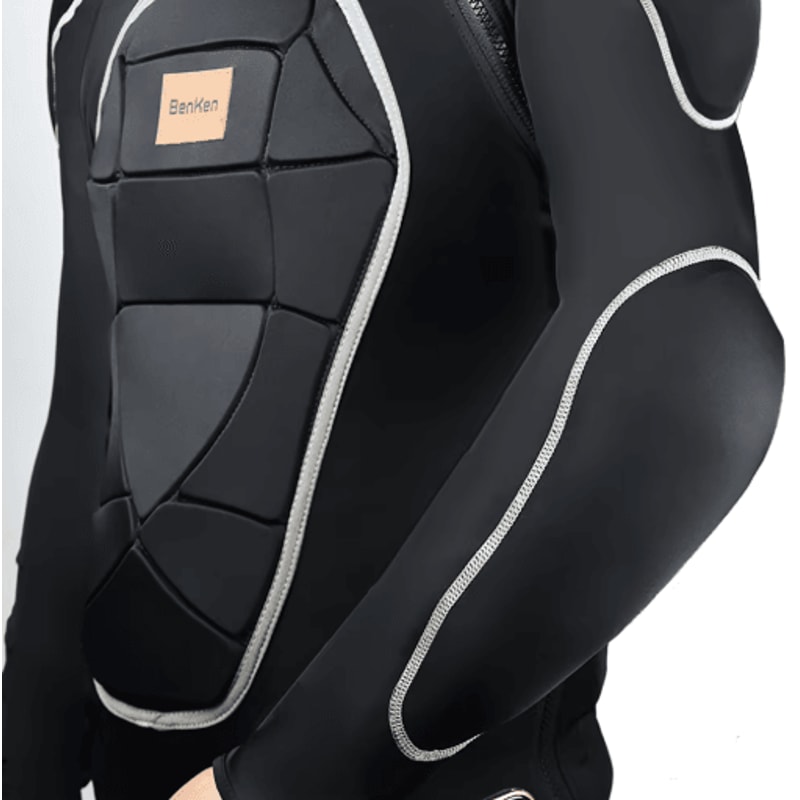 Winter Protective Ski Jacket With Built In Armor For Snowboarding Motorcycle Riding 3