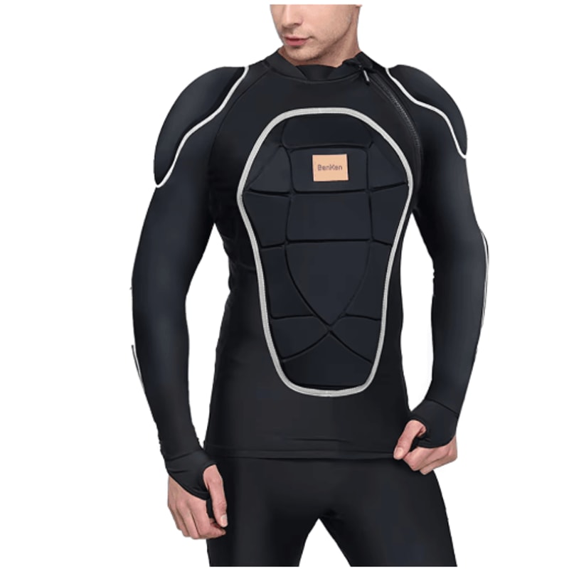 Winter Protective Ski Jacket With Built In Armor For Snowboarding Motorcycle Riding 5