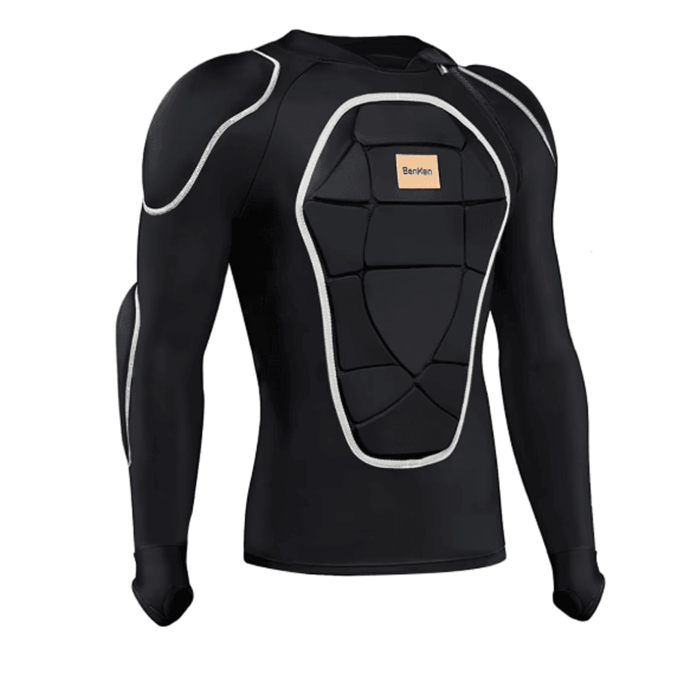 Winter Protective Ski Jacket With Built In Armor For Snowboarding Motorcycle Riding 0