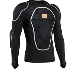 winter protective ski jacket with built in armor for snowboarding & motorcycle riding