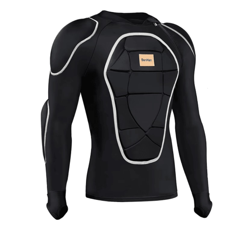 Winter Protective Ski Jacket With Built In Armor For Snowboarding Motorcycle Riding 0