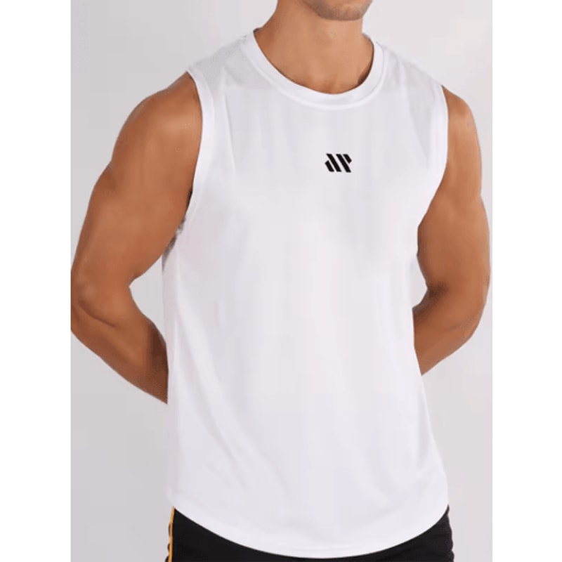 Mens Quick Dry Mesh Gym Vest For Bodybuilding Running Training 5