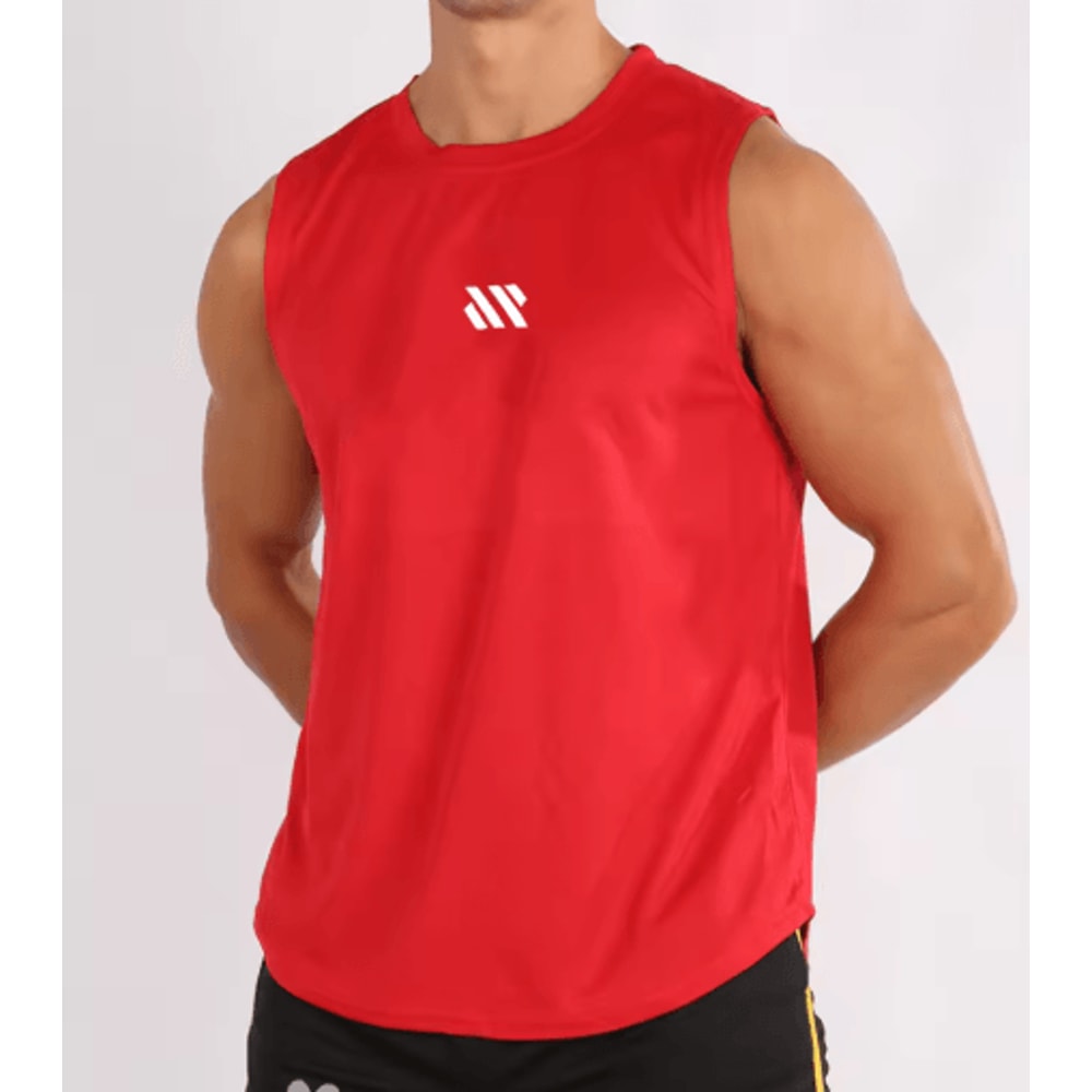 Mens Quick Dry Mesh Gym Vest For Bodybuilding Running Training 6