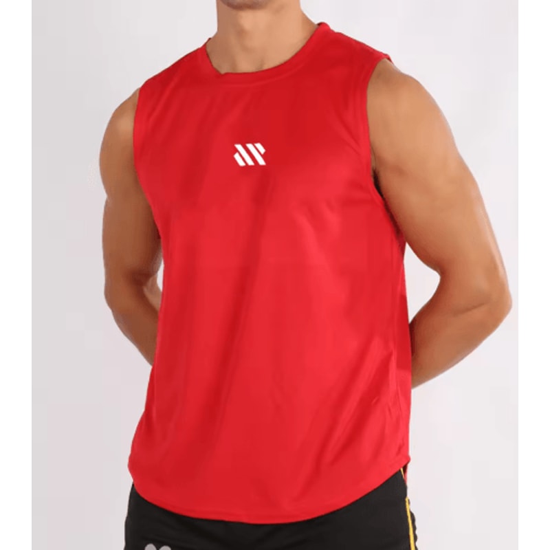 Mens Quick Dry Mesh Gym Vest For Bodybuilding Running Training 6